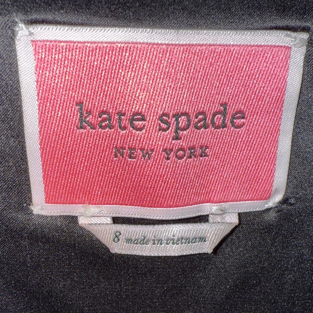 Kate Spade New York Bow-Tiful Bow Strap Dress with White Bow Accents - Picture 7 of 8